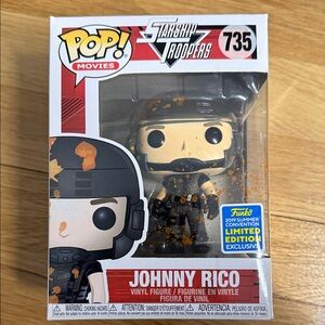 Funko Pop Johnny Rico with Black and Orange Accents